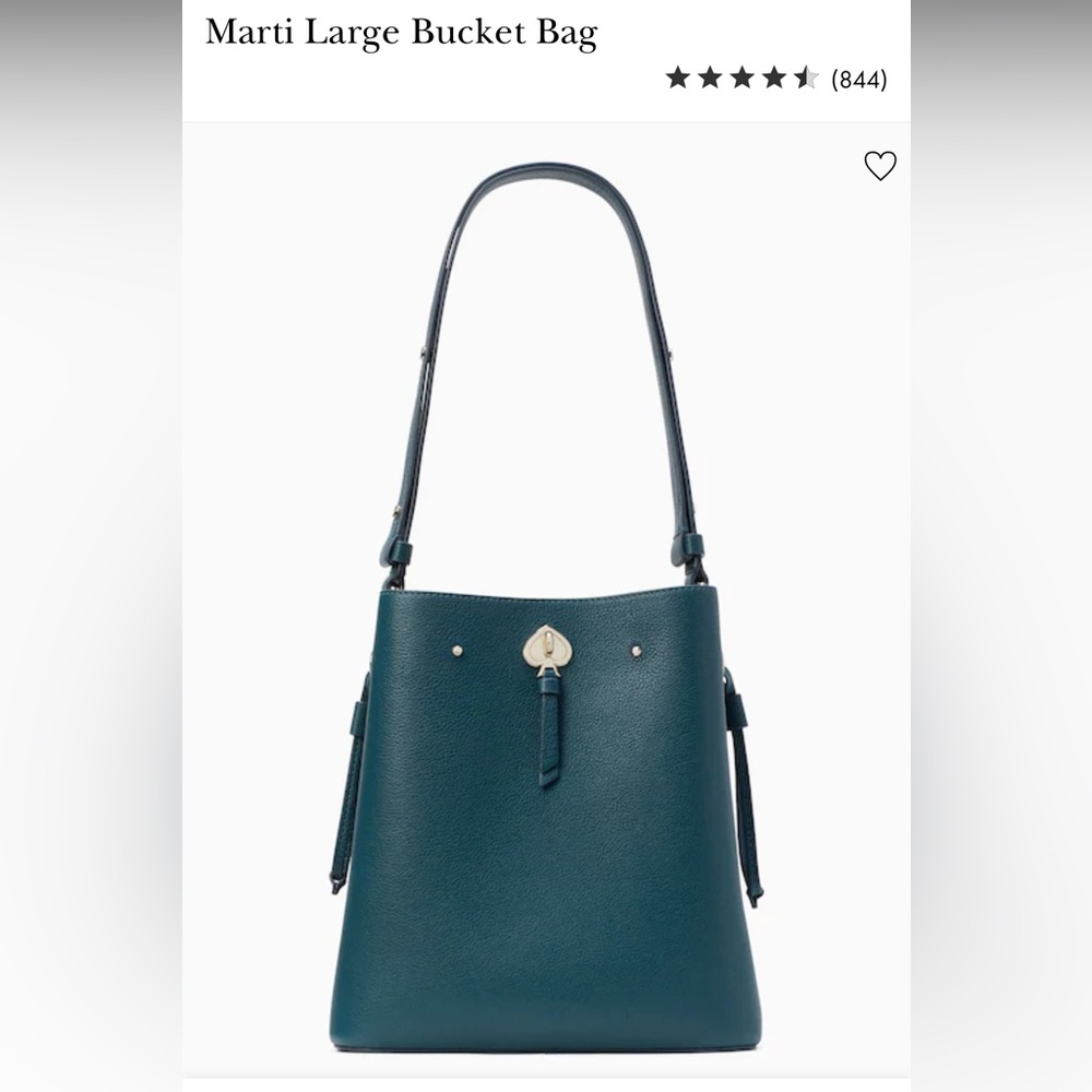 Kate Spade Marti Large Blue Bucket Bag